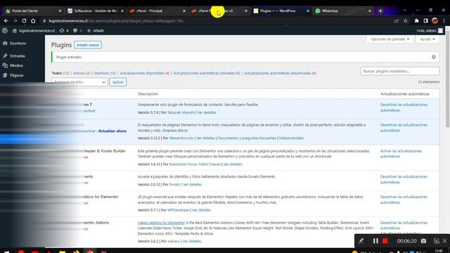 Solucionar error de ACTUALIZACIÓN FALLIDA de plugin o tema en WordPress ? SOLUCION EN 10 MINUTOS смотреть онлайн