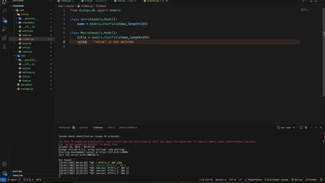 How to create your first project Python Django | Models | Episode 03 смотреть онлайн