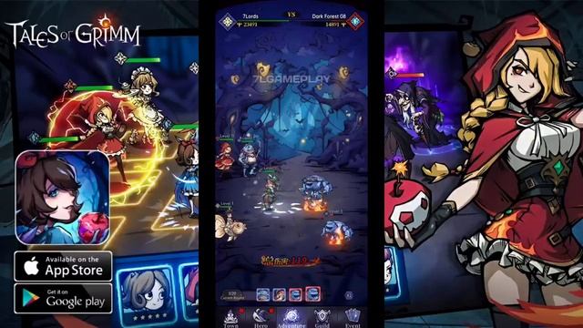 Tales of Grimm Gameplay - RPG (Android) смотреть онлайн