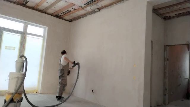 Шлифовка стен после штукатурки машинной. смотреть онлайн