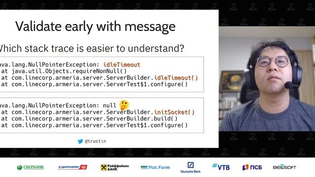 Trustin Lee — Writing a Java library with better experience смотреть онлайн