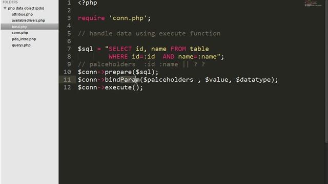 7 PDO bindParam and bindValue functions смотреть онлайн