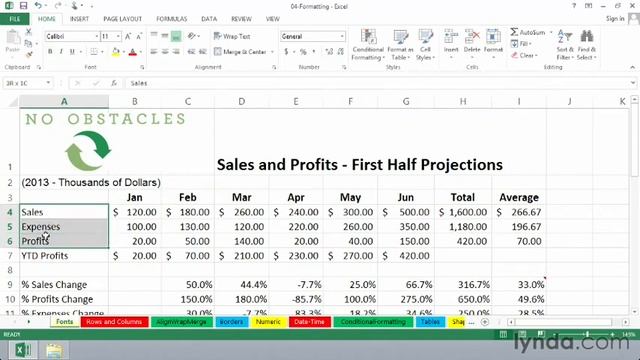 Excel Tutorials 2013 | Fonts Excel Formulas and Functions смотреть онлайн