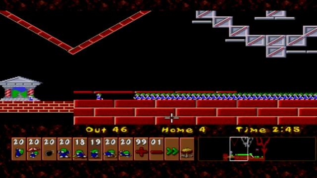 Let's Play Lemmings and Oh No More Lemmings Tame Difficulty PS1 version with commentary смотреть онлайн