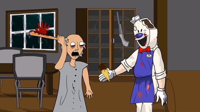 GRANNY THE HORROR GAME ANIMATION #30 : ROD ICE SCREAM Vs Scary Granny смотреть онлайн