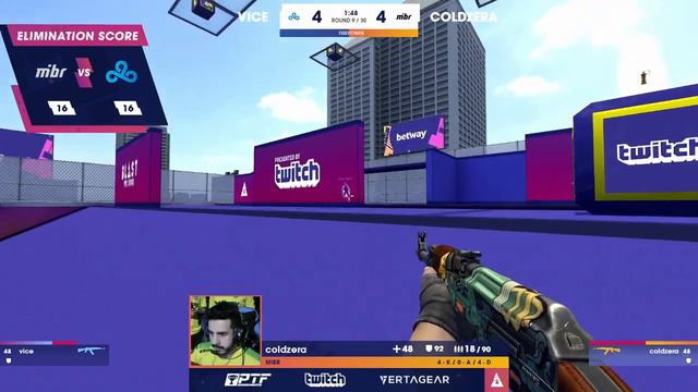 ПЛОХОЙ ПАПА FALLEN ВОРВАЛСЯ НА ШОУ-МАТЧ MIBR VS CLOUD9 смотреть онлайн
