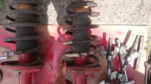 Проставки передних амортизаторов на Passat b3