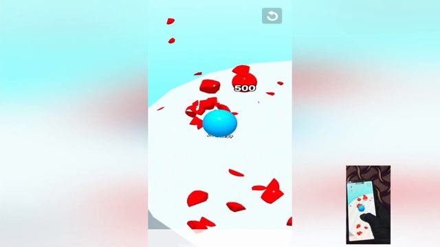Rolling Orb Crash, rolling ball run 2048 - Gameplay Walkthrough смотреть онлайн