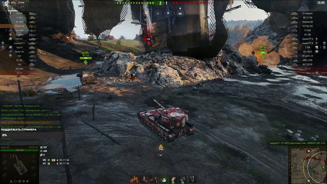 WORLD OF TANKS медленно но % отметки растёт=) смотреть онлайн