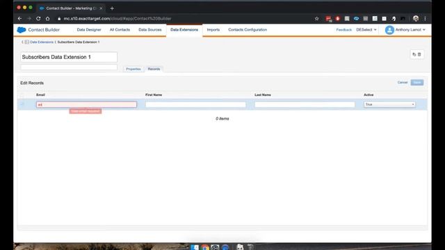 How to add a contact to a Data Extension (SFMC Data Tutorial #03) смотреть онлайн