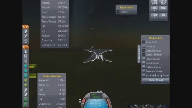 Kerbal Space Program - X Fighter - Ep2 Boring Landing смотреть онлайн