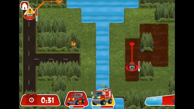 Лего игры пожар в лесу игра для детей смотреть онлайн