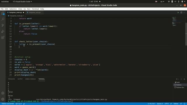 Make a Hangman Game in Python :Beginners (Malayalam) смотреть онлайн