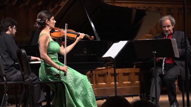 Schoenfield: Trio for Violin, Clarinet and Piano (I. Freylakh) - ChamberFest Cleveland (2014) смотреть онлайн