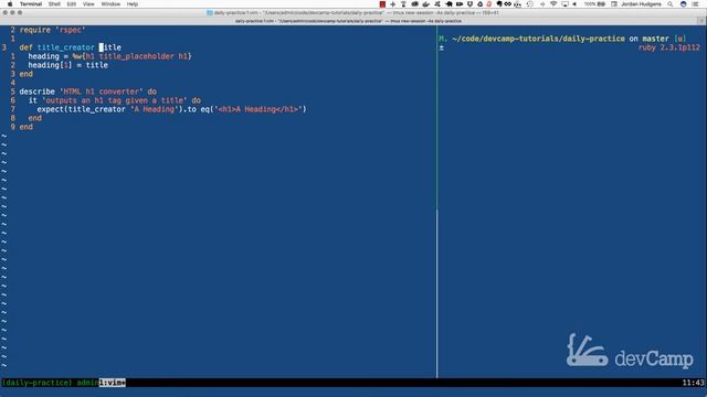 Build an HTML Heading Generator in Ruby смотреть онлайн