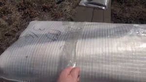 Новый чехол на теплицу из армированной плёнки