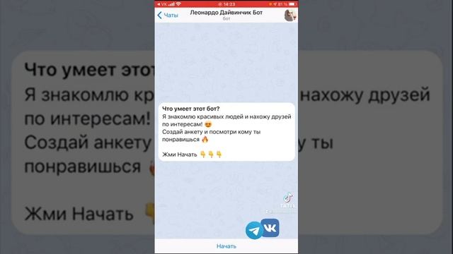 Знакомства в Телеграмм Леонардо Дай Винчик смотреть онлайн