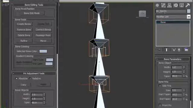 018 Building the bones for the spine Построение костей для позвоночника смотреть онлайн