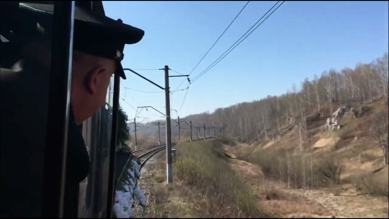 Ретропоезд «Эшелон Победы» прибыл в Кунгур в Пермском крае смотреть онлайн
