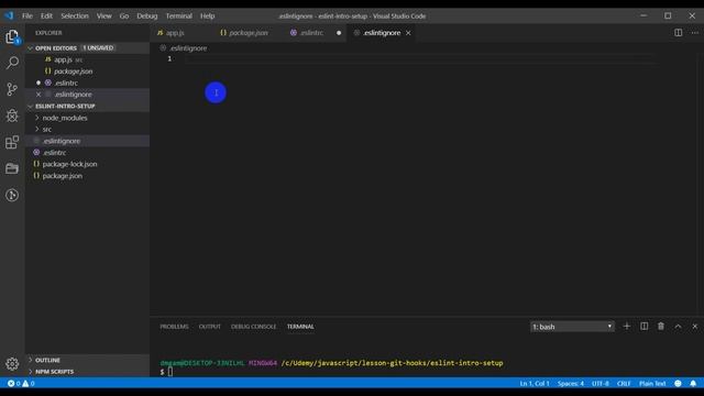 Стиль кода. Eslint. Husky. #2 Eslint, установка и базовая настройка смотреть онлайн