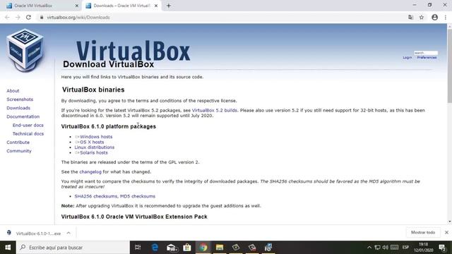 DESCARGA E INSTALACION DE ORACLE VM VIRTUAL BOX (ÚLTIMA VERSIÓN) | VIDEO TUTORIAL 2020 смотреть онлайн