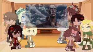 Attack on titan react to eren|| If mikasa and armin never met eren || 2/4 || original au