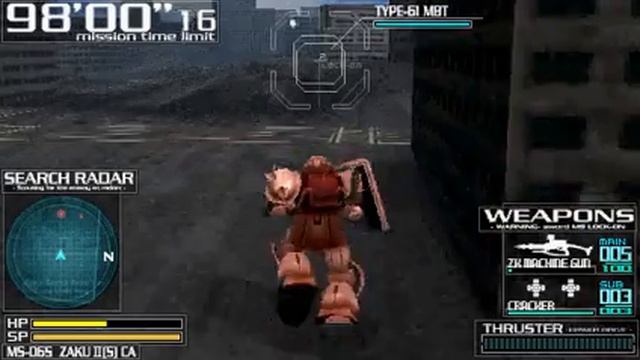 Gundam Battle tactics PSP Gameplay смотреть онлайн