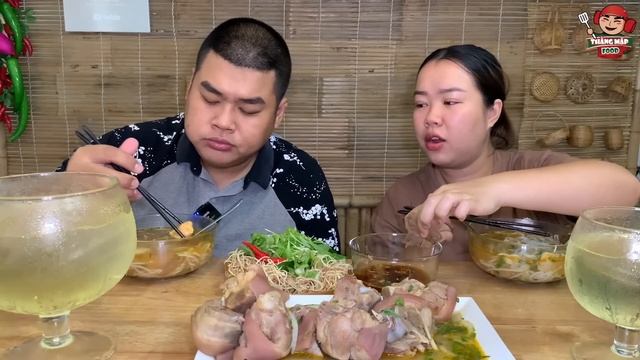 Bún Bò Huế Giò Heo Sườn Bò Cây Full Topping Vợ Chồng Mập Food Ăn Đã Cơn Thèm смотреть онлайн