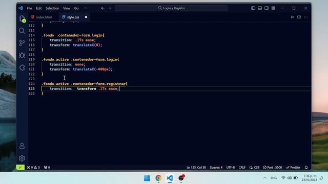 Crea PÁGINA WEB con Login y Registro 2023 | HTML CSS JS смотреть онлайн