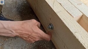 Спаренная балка для перекрытия из досок.