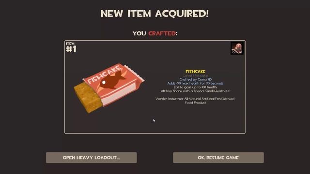 Crafting the Fishcake and SpaceChem Pin | Team Fortress 2 смотреть онлайн