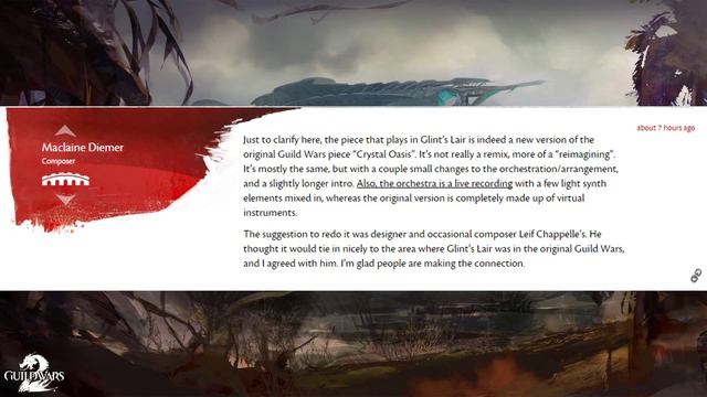 Crystal Oasis Redux | Guild Wars 2: Living World Season 2 Original Soundtrack смотреть онлайн