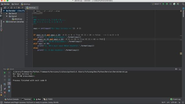 Python Ders 4 - Karar Mekanizmaları (if - elif - else) смотреть онлайн