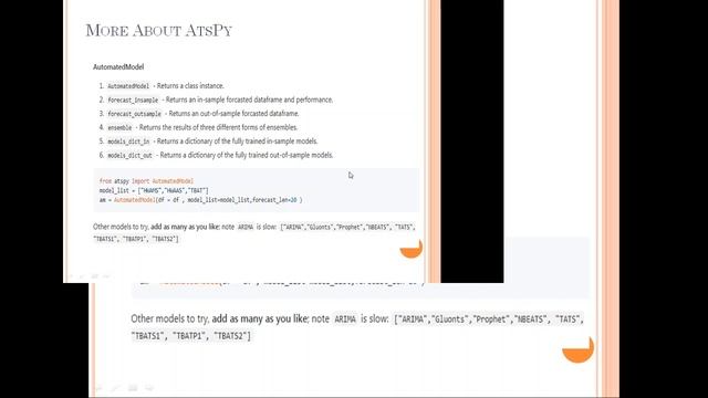 Auto ML for Time Series (AtsPy and Auto-TS) смотреть онлайн