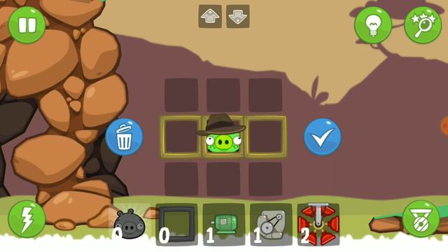 Играю взломанный Bad Piggies смотреть онлайн