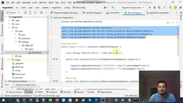 Приложение на SpringBoot с нуля. Lesson-5. Стартовая страница. смотреть онлайн