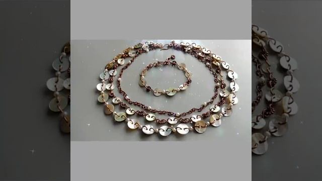#shorts Украшения из перламутровых пуговиц. Мастер-класс на канале, ссылка в описании смотреть онлайн