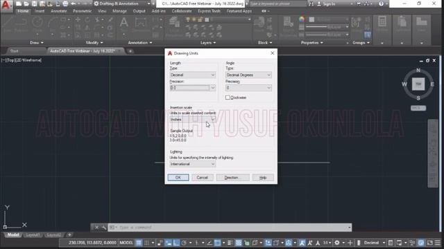 AutoCAD Webinar with Yusuf Okunlola | 16-Jul-2022 смотреть онлайн