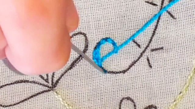 Easy hand embroidery. Hand embroidery for beginners. Легкая вышивка. Вышивка ручная. смотреть онлайн