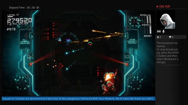 Ultratron Game play from ZSQUAD live PS4 смотреть онлайн