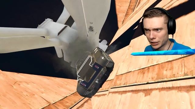 Jumping Into MASSIVE SUPER SHREDDER In GTA 5 (Ragdoll Mods) смотреть онлайн