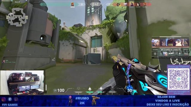 LIVE DE VALORANT RANKEADA #55 (JOGANDO COM AMIGOS E INSCRITOS) смотреть онлайн