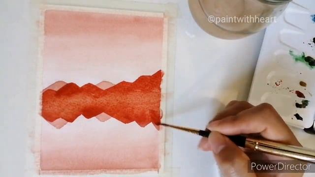 Simple and easy monochromatic watercolor painting for beginners | step by step tutorial смотреть онлайн