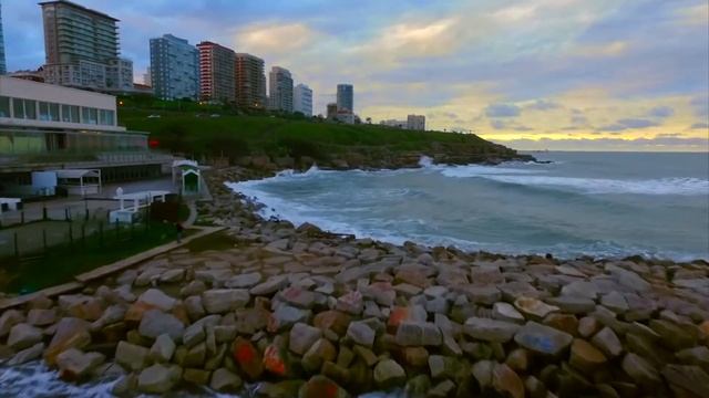 Buenos Aires Argentina. Берег океана HD. Прекрасная природа. Расслабляющая музыка. Чудеса природы.
