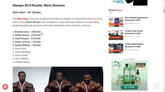Olympia Prize Money (How Much Do They Win?). смотреть онлайн