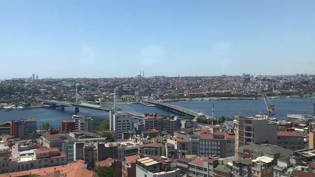 Галатская башня. Турция. Стамбул май 2021. смотреть онлайн