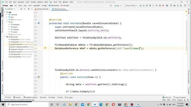 Write/Set Data Firebase Android In Hindi 2021 | #PutDatafirebase #SetDataFirebaseAndroid смотреть онлайн