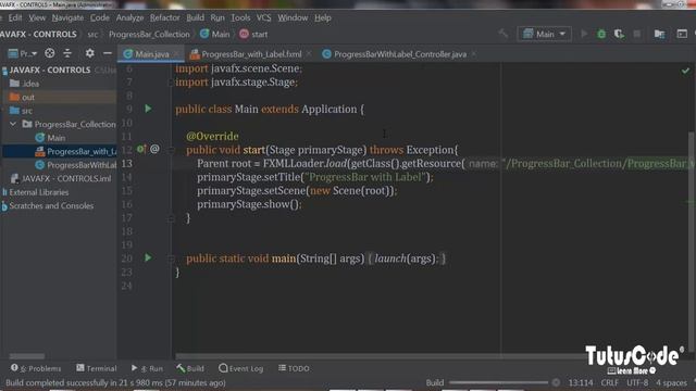 ProgressBar and Label Progress - JavaFX - Tutus Code смотреть онлайн