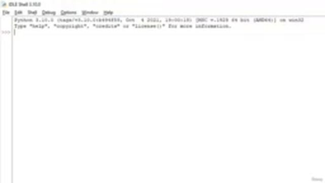 Running Python on inbuilt editor IDLE смотреть онлайн