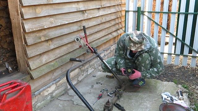 Ласка и смазка косилки Заря для мотоблока смотреть онлайн